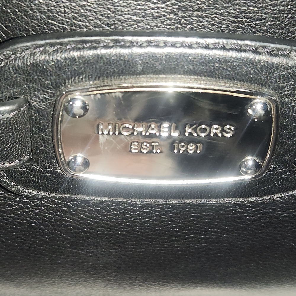 Michael Kors Black Leather Handbag - Picture 7 of 14